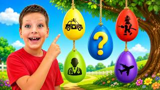Surprise Eggs 🥚 Knock Knock! Who’s in the House? for Kids with Max