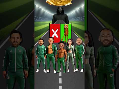 Who Is Tung Tung Sahur?! ๐ฑ Ronaldo vs Messi vs Neymar vs Georgina vs Speed ๐ #shorts