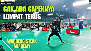 Super Seru Anak WAROENG BADMINTON ACADEMY Coba Tantang Atlet EX PELATNAS PBSI