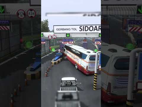 kenapa nih kok macet,Eh ternyata aku peyebabnya hehe🗿#ets2 #bus #basuri  #truk