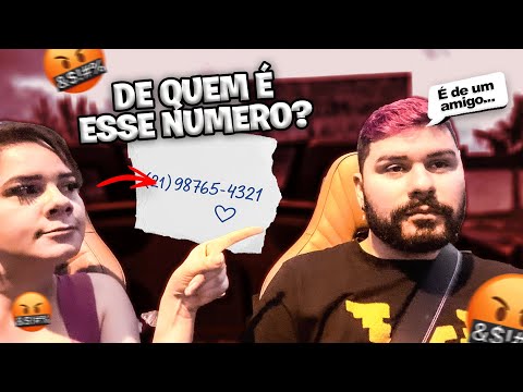 ELA ENCONTROU NUMERO DE OUTRA NO CARRO!