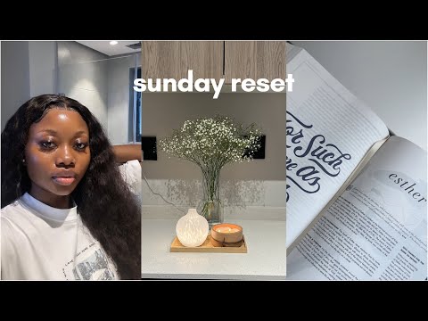 sunday reset with me 🫧 | deep cleaning + restocks + self care + getting back on track + cook with me