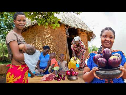 Our Young Hardworking Mom #cooking  Authentic African Village Food | Tasty Delicacies | Compilation