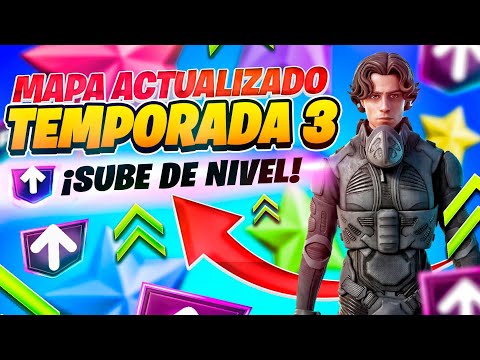 "MAPA de XP" Como SUBIR RAPIDO de NIVEL en Fortnite *Temporada 3 Capitulo 6* MAPAS DE XP Fortnite!