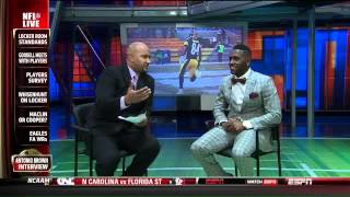ESPN NFL Live - Antonio Brown (2/17/14)