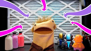 DIY airbrush SPRAY-BOOTH from STORAGE CONTAINER!