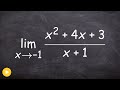 Evaluating Limits and Function Behavior