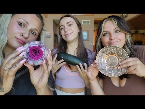 ASMR- Tapping & Scratching W/ My Sisters!