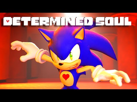 Determined soul Sonic in Undertale theme Ost!