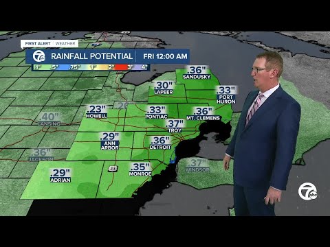 Next rain starts Wednesday overnight