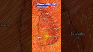 Asia and Middle East heatwave raising Day by Day.