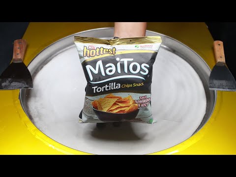 ASMR Ice Cream Hottest MaiTos Tortilla Chips Snack Ice Cream Rolls