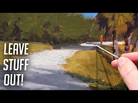 The landscape painting demonstration I wish I had when I was a beginner