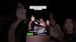 Tessa SURPRISED BuzzBall Jacky with her “DUDE” 😭
