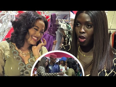 Très belle complicité de aicha rassoul et ndeye ndiaye la fille de aziz ndiaye en pleine vente