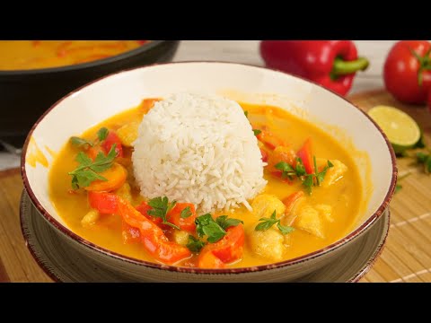 Hähnchencurry mit Kokosmilch | Schnelles & Leckeres Curry Rezept in 30 Minuten #curry