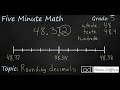Rounding Decimals to Whole Numbers and Beyond