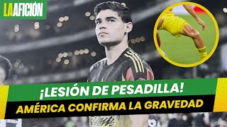 ¡Adiós al Apertura 2025! América confirma la gravedad de la lesión de Dagoberto Espinoza
