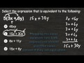 Distributive Property and Verification