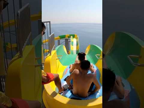 Uphill Navigatour Water Slide at Marina Aquapark Waterland 🇹🇷 #shorts