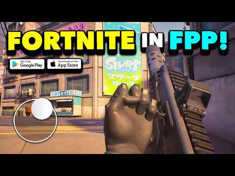 FIRST PERSON MODE IN FORTNITE MOBILE! (ACTUALLY GOOD)