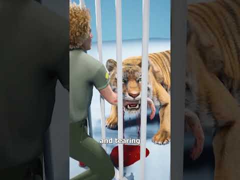 এই লোকটি কিভাবে বাঘের কামড় থেকে বাঁচলো দেখুন #shorts #youtubeshorts