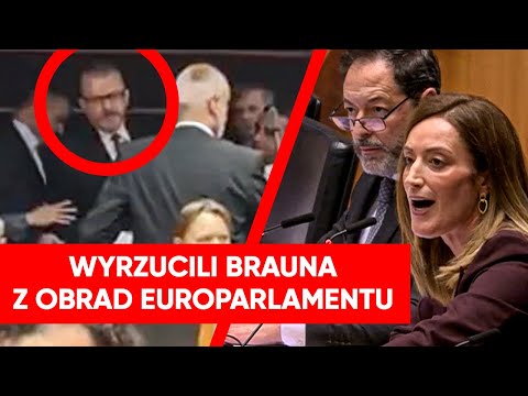 Braun wrzucony z obrad Europarlamentu za zakłócanie porządku