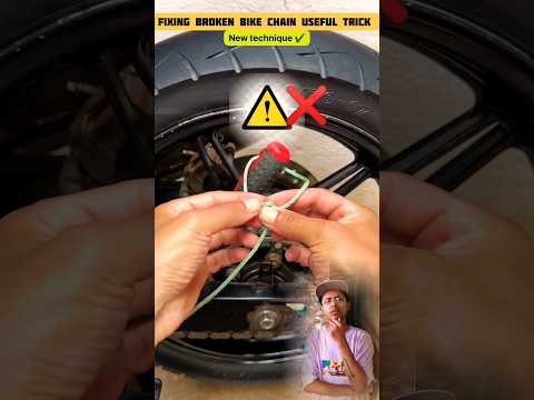 broken bike chain fixing solution