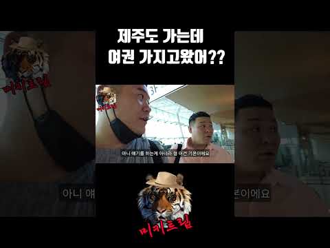 제주도 가는데 여권 가지고 왔어??