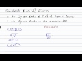 Simplest Radical Form Concepts