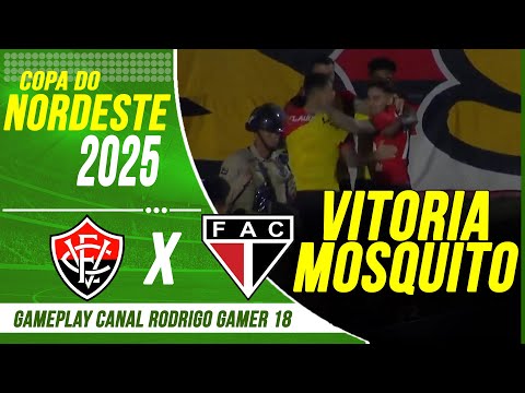 VITORIA X FERROVIARIO AO VIVO COM IMAGEM - COPA DO NORDESTE 2025 - ASSISTA AGORA!