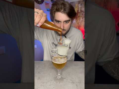 Коктейль 작별 или Корейская Башня Прощай #cocktail #cocktailbar #drink #bartender