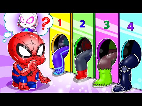 Where is Baby Ghost- Spider? Spider-Man Choose the Right!? - Marvel's Spidey and His Amazing Friends