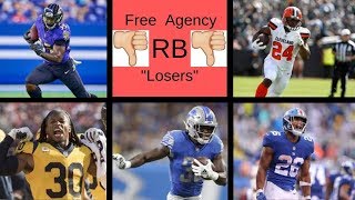 Running Back Free Agency Losers Fantasy Football 2019!