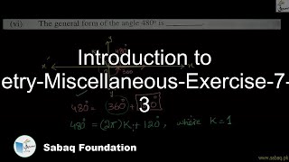 Introduction to Trigonometry-Miscellaneous-Exercise-7-Question 3