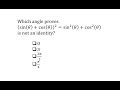Understanding Trigonometric Identities