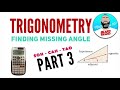 Finding Missing Angles with Inverse Trigonometry