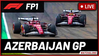 🔴F1 Live - Azerbaijan GP FP1 - Full Commentary & Live Timings at Baku
