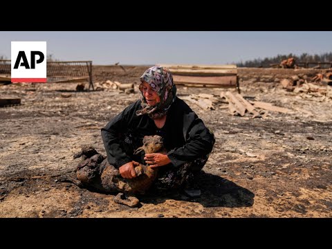 YouTube video thumbnail: Scenes of Devastation in Turkey as Wildfires Force Thousands to Evacuate