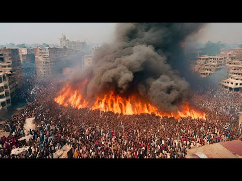 2 minutes ago! Terrible tragedy in Israel! Residential areas are engulfed in flames