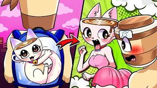 Ballerina Cappuccina Have Turned into the Cutest CAT Girl 🐾💞 | Brainrot Animation