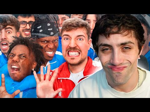 señor bestia y 50 youtubers famosos 🤑