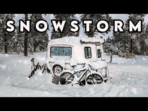 SNOWSTORM in SEPTEMBER?? ❄️OFF-GRID Winter Camping