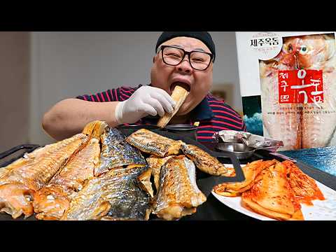 더고아재! 생선은 통째먹기 ㅇㅈ?~기름안튀고 굽는방법은 유튜브에│Jeju Okdom, Samchi, Galchi Mukbang Eatingshow