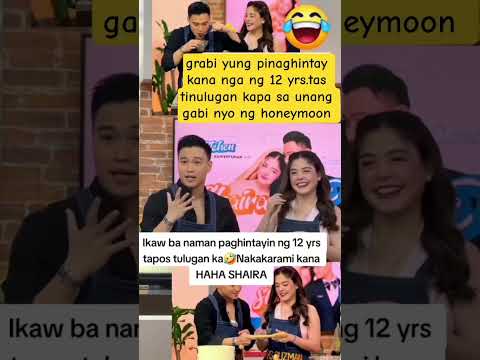 Yung 12 years kang naghintay tas tinulugan kalang sa first night nyo Shaira lang sakalam #viral