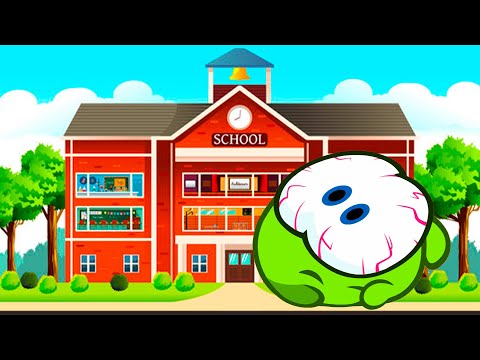 Las Historias de Om Nom 📚⏰ Tarde Para El Colegio 💚 Dibujo animado Cut The Rope