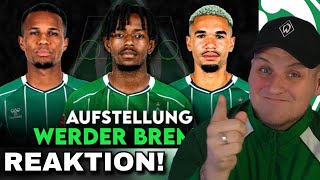 Die neue Aufstellung von Werder Bremen unter Daniel Thioune! | Reaktion auf @KickOffYT