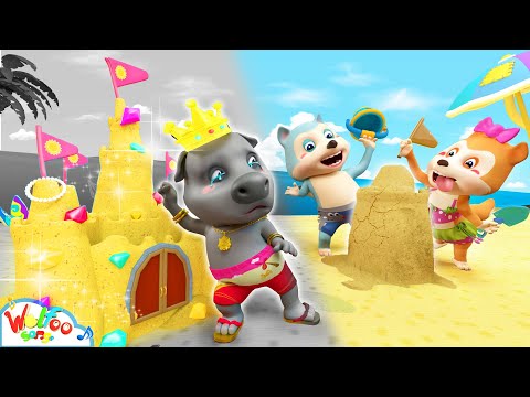 Lonely Bufo, Rich Broke Castle Song - Sharing Caring Song | More Nursery Rhymes | Wolfoo Kids Songs