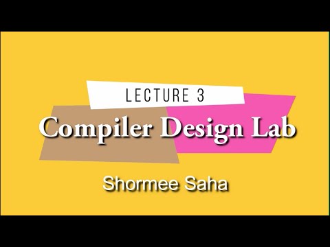 Compiler Design Lab 3, (C program to detect tokens) |...