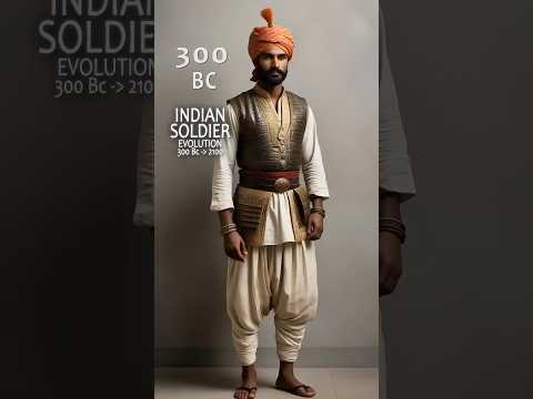 Evolution of Indian Soldiers outfit #Evolution  #soldier #india